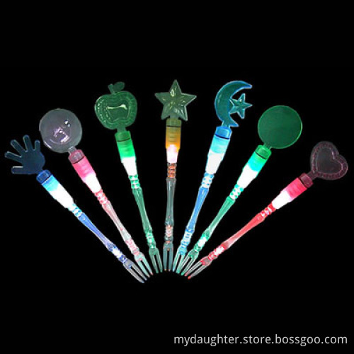 LED Spoon/Flashing Spoon/LED Bottle Shape Stirrer/Flashing Fork/Flashing Spoon /Flashing Stirrer